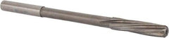 Magafor - 5.63mm Solid Carbide 6 Flute Chucking Reamer - Spiral Flute, 0.216" Straight Shank, 1-1/32" Flute Length, 3-21/32" OAL - Americas Industrial Supply