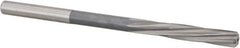 Magafor - 5.65mm Solid Carbide 6 Flute Chucking Reamer - Spiral Flute, 0.216" Straight Shank, 1-1/32" Flute Length, 3-21/32" OAL - Americas Industrial Supply