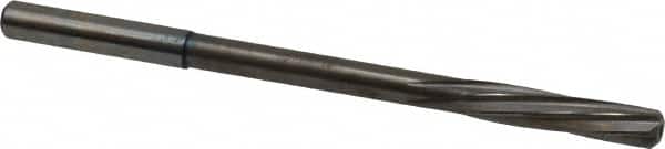 Magafor - Letter A Solid Carbide 6 Flute Chucking Reamer - Spiral Flute, 0.236" Straight Shank, 1-7/64" Flute Length, 3-31/32" OAL - Americas Industrial Supply
