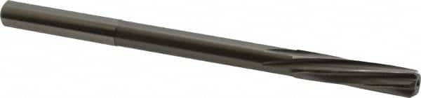 Magafor - 7.15mm Solid Carbide 6 Flute Chucking Reamer - Spiral Flute, 0.276" Straight Shank, 1-7/32" Flute Length, 4-9/32" OAL - Americas Industrial Supply