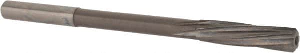Magafor - 7.51mm Solid Carbide 6 Flute Chucking Reamer - Spiral Flute, 0.276" Straight Shank, 1-7/32" Flute Length, 4-9/32" OAL - Americas Industrial Supply