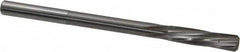 Magafor - 7.55mm Solid Carbide 6 Flute Chucking Reamer - Spiral Flute, 0.276" Straight Shank, 1-7/32" Flute Length, 4-9/32" OAL - Americas Industrial Supply