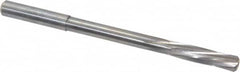 Magafor - 7.7495mm Solid Carbide 6 Flute Chucking Reamer - Spiral Flute, 0.315" Straight Shank, 1-19/64" Flute Length, 4-5/8" OAL - Americas Industrial Supply