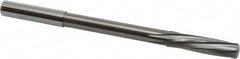 Magafor - 7.9807mm Solid Carbide 6 Flute Chucking Reamer - Spiral Flute, 0.315" Straight Shank, 1-19/64" Flute Length, 4-5/8" OAL - Americas Industrial Supply