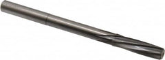 Magafor - 9.5mm Solid Carbide 6 Flute Chucking Reamer - Spiral Flute, 0.354" Straight Shank, 1-27/64" Flute Length, 4-31/32" OAL - Americas Industrial Supply