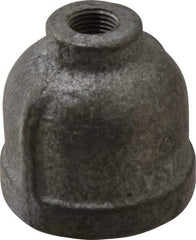 Made in USA - Class 150, 3/4 x 1/8" Galvanized Pipe Reducing Coupling - Threaded, Malleable Iron - Americas Industrial Supply