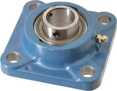 SKF - 1" ID, 4-Bolt Flange - 2-3/4" Btw Mnt Hole Ctrs - Americas Industrial Supply