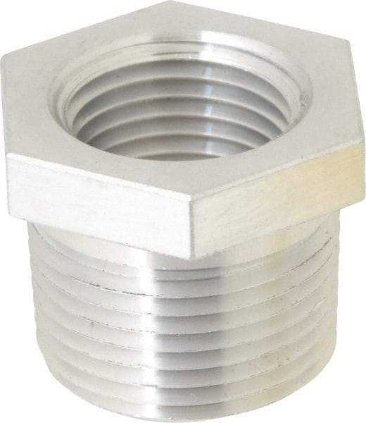 Latrobe Foundry - 3/4 x 1/2" Aluminum Pipe Hex Bushing - 150 psi, M x F End Connection, Grade 356-F - Americas Industrial Supply