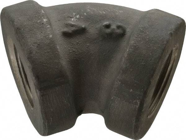 Latrobe Foundry - 3/4" Aluminum Pipe 45° Elbow - 150 psi, F End Connection, Grade 356-F - Americas Industrial Supply