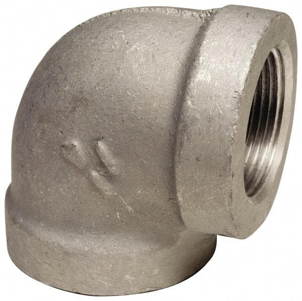 Latrobe Foundry - 3/8" Aluminum Pipe 90° Elbow - 150 psi, F End Connection, Grade 356-F - Americas Industrial Supply