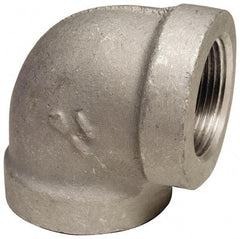Latrobe Foundry - 4" Aluminum Pipe 90° Elbow - 150 psi, F End Connection, Grade 356-F - Americas Industrial Supply