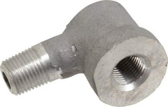 Latrobe Foundry - 1/8" Aluminum Pipe 90° Street Elbow - 150 psi, M x F End Connection, Grade 356-F - Americas Industrial Supply