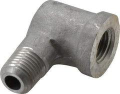 Latrobe Foundry - 1/4" Aluminum Pipe 90° Street Elbow - 150 psi, M x F End Connection, Grade 356-F - Americas Industrial Supply