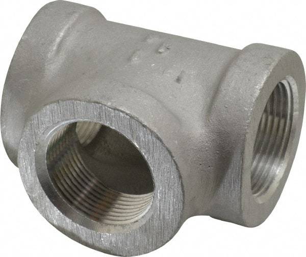Latrobe Foundry - 1-1/4" Aluminum Pipe Tee - 150 psi, F End Connection, Grade 356-F - Americas Industrial Supply