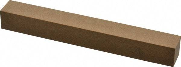 Made in USA - 6" Long x 3/4" Wide x 3/4" Thick, Aluminum Oxide Sharpening Stone - Square, Medium Grade - Americas Industrial Supply