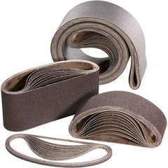 Sait - 3" Wide x 24" OAL, 40 Grit, Aluminum Oxide Abrasive Belt - Aluminum Oxide, Coarse, Coated, X Weighted Cloth Backing - Americas Industrial Supply