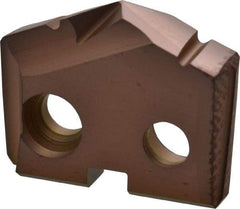 Allied Machine and Engineering - 17/32" Diam x 1/8" Thick, Seat Code 0, 132° Included Angle Spade Drill Insert - AM200 Coated, Cobalt, Grade Super Cobalt, Series GEN2 T-A - Americas Industrial Supply