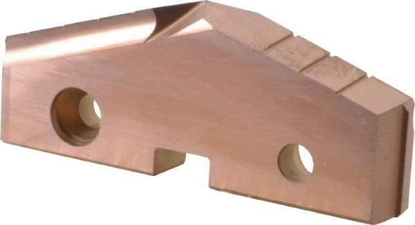 Allied Machine and Engineering - 3-1/16" Diam x 7/16" Thick, Seat Code 6, 144° Included Angle Spade Drill Insert - AM200 Coated, Cobalt, Grade Super Cobalt, Series GEN2 T-A - Americas Industrial Supply