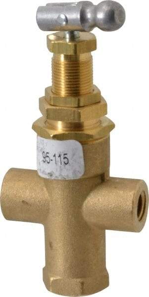 Midwest Control - 95-115 psi Pilot Valve - For Use with Compressed Air Systems, 1.12" Diam x 3.78" High - Americas Industrial Supply