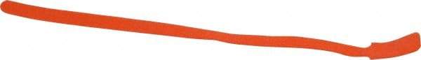 SpeedTech - 13" Long Orange Nylon & Polyethylene Mountable Cable Tie - 40 Lb Tensile Strength, 3-1/4" Max Bundle Diam - Americas Industrial Supply