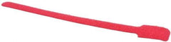 SpeedTech - 9" Long Red Nylon & Polyethylene Mountable Cable Tie - 40 Lb Tensile Strength, 2" Max Bundle Diam - Americas Industrial Supply
