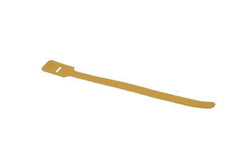SpeedTech - 9" Long Yellow Nylon & Polyethylene Mountable Cable Tie - 40 Lb Tensile Strength, 2" Max Bundle Diam - Americas Industrial Supply