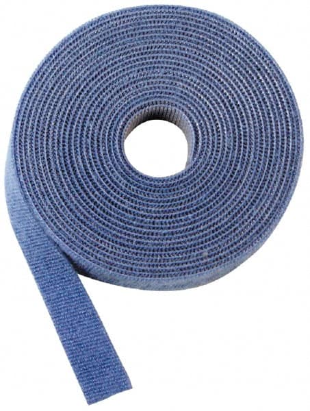 SpeedTech - 75' Long Red Nylon & Polyethylene Hook & Loop Strap - 50 Lb Tensile Strength - Americas Industrial Supply