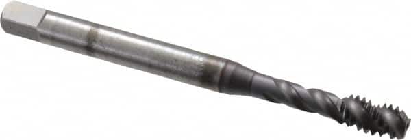 Emuge - 1/4-20 UNC, 3 Flute, TiCN Finish Cobalt Fast Spiral Flute Tap - Americas Industrial Supply