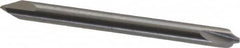 Value Collection - 0.039" Radius, 1/8" Mill Diam, 2 Flute Solid Carbide Corner Rounding End Mill - Double End, Uncoated, 1-1/2" OAL, 1/8" Shank Diam - Americas Industrial Supply