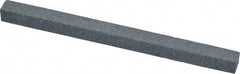 Grier Abrasives - Square, Silicone Carbide, Finishing Stick - 4" Long x 1/4" Wide x 1/4" Thick, 3/32" Diam x 1-1/2" Long Shank, Medium Grade - Americas Industrial Supply