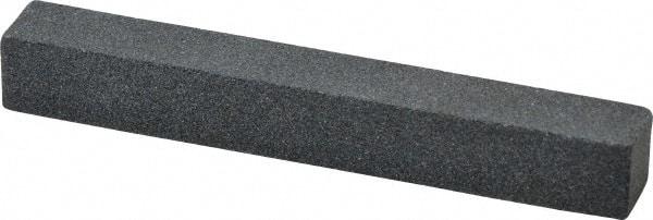 Grier Abrasives - Square, Silicone Carbide, Finishing Stick - 4" Long x 1/2" Wide x 1/2" Thick, 3/32" Diam x 1-1/2" Long Shank, Coarse Grade - Americas Industrial Supply