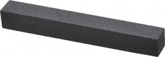 Grier Abrasives - Square, Silicone Carbide, Finishing Stick - 4" Long x 1/2" Wide x 1/2" Thick, 3/32" Diam x 1-1/2" Long Shank, Medium Grade - Americas Industrial Supply