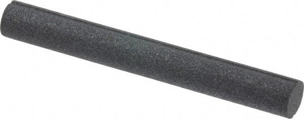 Grier Abrasives - Round, Silicone Carbide, Finishing Stick - 4" Long x 1/2" Width, 3/32" Diam x 1-1/2" Long Shank, Coarse Grade - Americas Industrial Supply