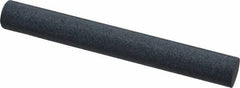 Grier Abrasives - Round, Silicone Carbide, Finishing Stick - 4" Long x 1/2" Width, 3/32" Diam x 1-1/2" Long Shank, Medium Grade - Americas Industrial Supply