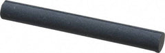 Grier Abrasives - Round, Silicone Carbide, Finishing Stick - 4" Long x 1/2" Width, 3/32" Diam x 1-1/2" Long Shank, Fine Grade - Americas Industrial Supply