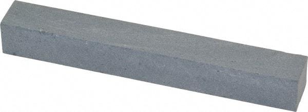 Grier Abrasives - Square, Silicon Carbide, Finishing Stick - 4" Long x 1/2" Wide x 1/2" Thick, 3/32" Diam x 1-1/2" Long Shank, Fine Grade - Americas Industrial Supply