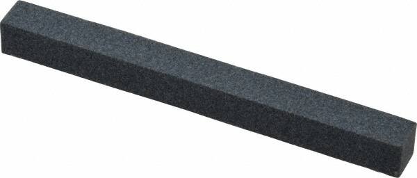 Grier Abrasives - Square, Aluminum Oxide, Finishing Stick - 4" Long x 3/8" Wide x 3/8" Thick, 3/32" Diam x 1-1/2" Long Shank, Coarse Grade - Americas Industrial Supply