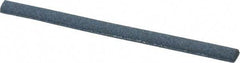 Grier Abrasives - Half Round, Aluminum Oxide, Finishing Stick - 4" Long x 1/4" Width, 3/32" Diam x 1-1/2" Long Shank, Medium Grade - Americas Industrial Supply