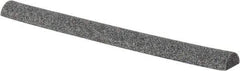 Grier Abrasives - Half Round, Aluminum Oxide, Finishing Stick - 4" Long x 3/8" Width, 3/32" Diam x 1-1/2" Long Shank, Coarse Grade - Americas Industrial Supply