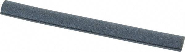 Grier Abrasives - Half Round, Aluminum Oxide, Finishing Stick - 4" Long x 3/8" Width, 3/32" Diam x 1-1/2" Long Shank, Medium Grade - Americas Industrial Supply