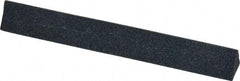 Grier Abrasives - Three Square, Aluminum Oxide, Finishing Stick - 4" Long x 1/2" Width, 3/32" Diam x 1-1/2" Long Shank, Coarse Grade - Americas Industrial Supply