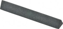 Grier Abrasives - Three Square, Aluminum Oxide, Finishing Stick - 4" Long x 1/2" Width, 3/32" Diam x 1-1/2" Long Shank, Medium Grade - Americas Industrial Supply