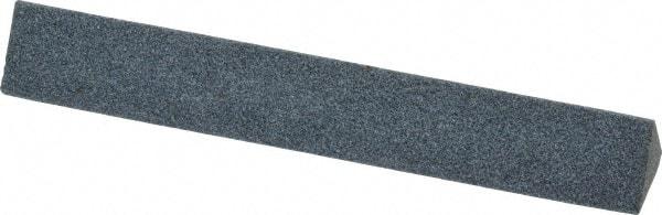 Grier Abrasives - Three Square, Aluminum Oxide, Finishing Stick - 4" Long x 1/2" Width, 3/32" Diam x 1-1/2" Long Shank, Fine Grade - Americas Industrial Supply