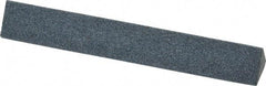 Grier Abrasives - Three Square, Aluminum Oxide, Finishing Stick - 4" Long x 1/2" Width, 3/32" Diam x 1-1/2" Long Shank, Fine Grade - Americas Industrial Supply