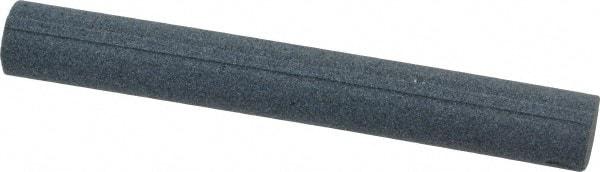 Grier Abrasives - Round, Aluminum Oxide, Finishing Stick - 4" Long x 1/2" Width, 3/32" Diam x 1-1/2" Long Shank, Medium Grade - Americas Industrial Supply