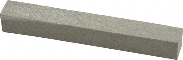 Grier Abrasives - Square, Aluminum Oxide, Finishing Stick - 4" Long x 1/2" Wide x 1/2" Thick, 3/32" Diam x 1-1/2" Long Shank, Fine Grade - Americas Industrial Supply