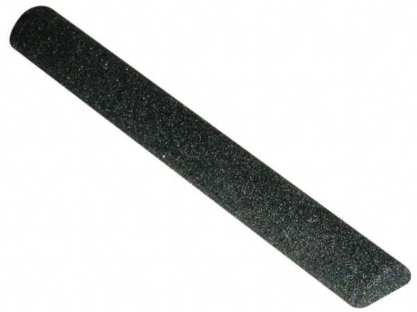 Grier Abrasives - Half Round, Silicone Carbide, Finishing Stick - 4" Long x 1/4" Width, 3/32" Diam x 1-1/2" Long Shank, Coarse Grade - Americas Industrial Supply