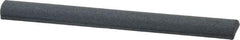 Grier Abrasives - Half Round, Silicone Carbide, Finishing Stick - 4" Long x 3/8" Width, 3/32" Diam x 1-1/2" Long Shank, Fine Grade - Americas Industrial Supply