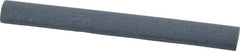 Grier Abrasives - Half Round, Silicone Carbide, Finishing Stick - 4" Long x 1/2" Width, 3/32" Diam x 1-1/2" Long Shank, Fine Grade - Americas Industrial Supply