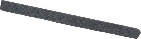 Grier Abrasives - Three Square, Silicone Carbide, Finishing Stick - 4" Long x 1/4" Width, 3/32" Diam x 1-1/2" Long Shank, Medium Grade - Americas Industrial Supply